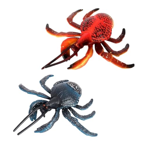 TOYANDONA 2 Stück Simulierte Krabbenfigur aus Kunststoff Meerestiermodell Meereslebewesen Deko für Aquarium Kinderzimmer und Lernspielzeug Umweltbewusstsein TOYANDONA 2 Stück Simulierte Krabbenfigur aus Kunststoff Meerestiermodell Meereslebewesen Deko für Aquarium Kinderzimmer und Lernspielzeug Umweltbewusstsein von TOYANDONA