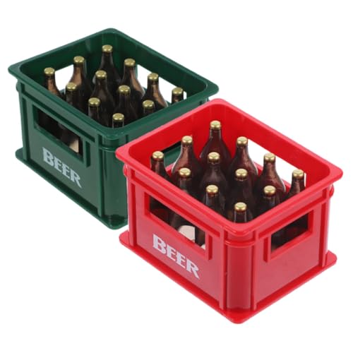 TOYANDONA 2 Stück Simulierter Bierrahmen Puppenhaus-Bierkiste Modell Bierflasche Küchenminiaturen Mini Weinflaschenmodelle Küchenzubehör für Puppenstuben Miniaturboxen Mini-Getränk Harz TOYANDONA 2 Stück Simulierter Bierrahmen Puppenhaus-Bierkiste Modell Bierflasche Küchenminiaturen Mini Weinflaschenmodelle Küchenzubehör für Puppenstuben Miniaturboxen Mini-Getränk Harz von TOYANDONA