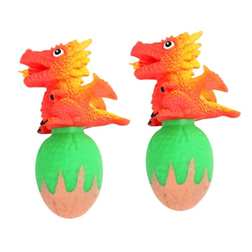 TOYANDONA 2 Stück Stressabbau Dinosaurier Niedliche Quetsch Eier aus Kunststoff Tragbares Decompression für Erwachsene Einfach zu Reinigen Edukatives Fidget Toy zur Beruhigung und TOYANDONA 2 Stück Stressabbau Dinosaurier Niedliche Quetsch Eier aus Kunststoff Tragbares Decompression für Erwachsene Einfach zu Reinigen Edukatives Fidget Toy zur Beruhigung und von TOYANDONA