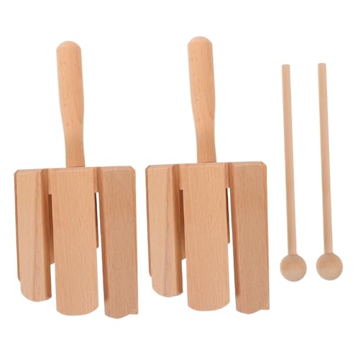 TOYANDONA 2 Stück Teiliges Orff Holzschlaginstrument Rhythmusspielzeug mit Holzschlägel Natürlicher Robustes Holzmaterial Vielseitig für Kleinkinder Montessori Musikspielzeug zur Frühen TOYANDONA 2 Stück Teiliges Orff Holzschlaginstrument Rhythmusspielzeug mit Holzschlägel Natürlicher Robustes Holzmaterial Vielseitig für Kleinkinder Montessori Musikspielzeug zur Frühen von TOYANDONA