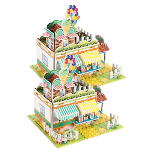 TOYANDONA 2stücke Schaumstoffpuzzle Eisdielen-kit Für Erwachsene Puzzles Baupuzzle Modell Montage Junge Mädchen Spielzeug Heimdekoration Montagekit TOYANDONA 2stücke Schaumstoffpuzzle Eisdielen-kit Für Erwachsene Puzzles Baupuzzle Modell Montage Junge Mädchen Spielzeug Heimdekoration Montagekit von TOYANDONA