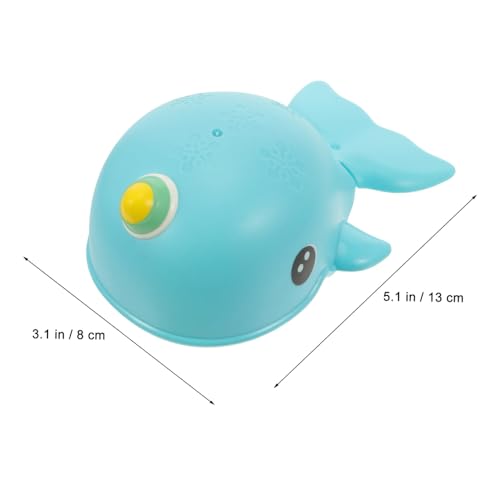 TOYANDONA 2 Stück Teiliges Wal badespielzeug Aufziehbar Schwimmend Sicher für Junge Mädchen Glatte Oberfläche für Kleinkinder Badewanne und Wasserspaß Inklusive Pinkem und Blauem Wal TOYANDONA 2 Stück Teiliges Wal badespielzeug Aufziehbar Schwimmend Sicher für Junge Mädchen Glatte Oberfläche für Kleinkinder Badewanne und Wasserspaß Inklusive Pinkem und Blauem Wal von TOYANDONA