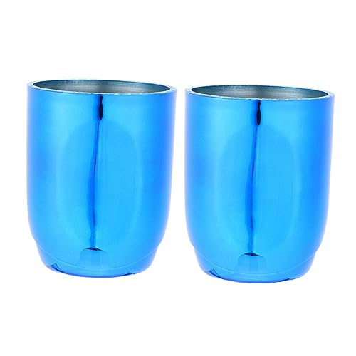 TOYANDONA 2 Stück Würfelbecher Würfelspiel Tasse Requisiten Für Party-tischspiele Stangenwürfelbehälter Professioneller Ktv Würfelhalter Spielzubehör Würfel Aufbewahrungsbecher Plastik Blue von TOYANDONA