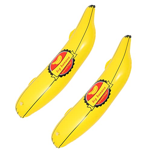 TOYANDONA 2 Stücke Aufblasbare Banane Pvc Spielzeug Party Banane Requisiten Spielzeug Kreative Banane Modell Spielzeug von TOYANDONA