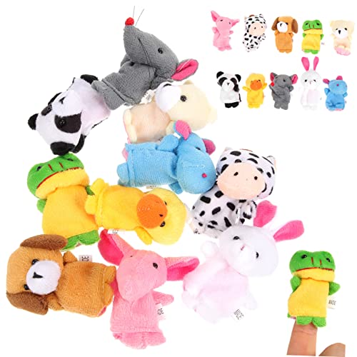 TOYANDONA 20 STK Fingerpuppe interaktives Puppen spielzeuge Handpuppen spielsachen für Soft Toy Kinderparty begünstigt Figuren Fingerspielzeug Stoff von TOYANDONA