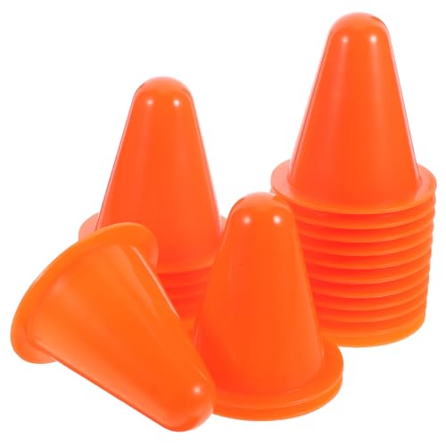TOYANDONA 20 Stück Stapelbare Skating Marker Pylonen aus Robustem Kunststoff Trainingskegel für Roller Skating Fußball Outdoor Sport und Straßensperren Stabile rutschfeste Straßensignale TOYANDONA 20 Stück Stapelbare Skating Marker Pylonen aus Robustem Kunststoff Trainingskegel für Roller Skating Fußball Outdoor Sport und Straßensperren Stabile rutschfeste Straßensignale von TOYANDONA
