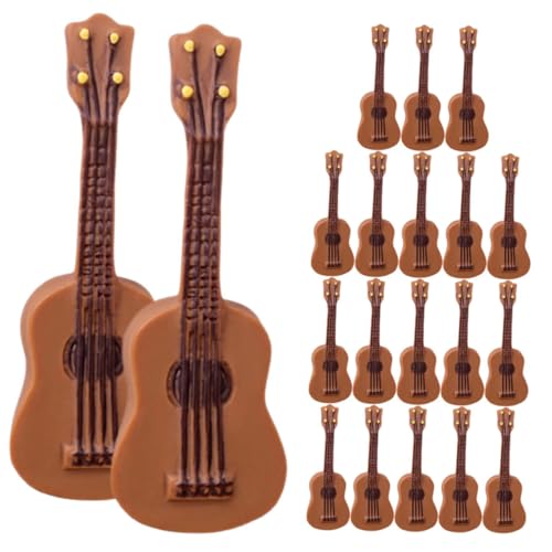 TOYANDONA 20 Stück Teiliges Mini Gitarrenmodell aus Resin Kleine Deko Gitarren für Puppenhaus Realistische Miniatur musikinstrumente Robust und Wiederverwendbar für Foto Requisiten und TOYANDONA 20 Stück Teiliges Mini Gitarrenmodell aus Resin Kleine Deko Gitarren für Puppenhaus Realistische Miniatur musikinstrumente Robust und Wiederverwendbar für Foto Requisiten und von TOYANDONA