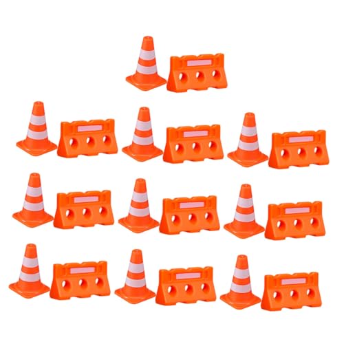 TOYANDONA 20 Stück Teiliges Mini Verkehrszeichen aus Sicherem Kunststoff mit Orangefarbenen Leitkegeln und Straßenbarrieren Kindgerechtes Lernspielzeug Motorik Kreativität und TOYANDONA 20 Stück Teiliges Mini Verkehrszeichen aus Sicherem Kunststoff mit Orangefarbenen Leitkegeln und Straßenbarrieren Kindgerechtes Lernspielzeug Motorik Kreativität und von TOYANDONA