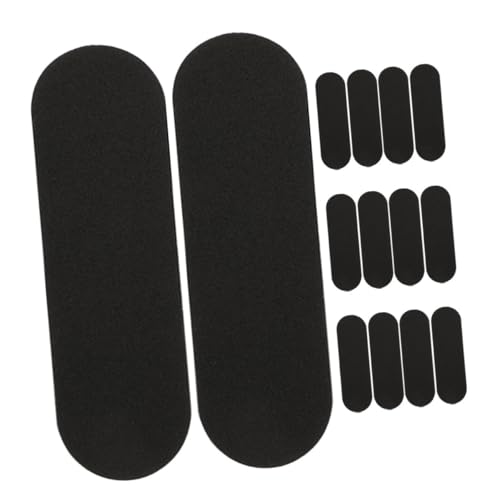 TOYANDONA 20 Stück rutschfeste Aufkleber Für Skateboards Nagelaufkleber Mini Spielzeug Fingerband Finger Skateboards Bulk Mini Skateboards Finger Skateboard Anti Rutsch Pad von TOYANDONA