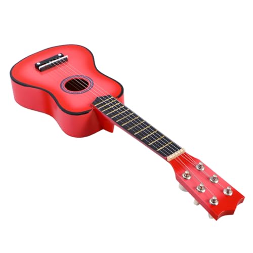 TOYANDONA 21 Musikinstrument Kindergitarre Für Mädchen Kleine Gitarre Gitarrenspielzeug Für Kinder Junior-Gitarre Kinder Gitarre Akustisch Sprengt Gitarrenkinder in Die Luft Akustik Hölzern von TOYANDONA