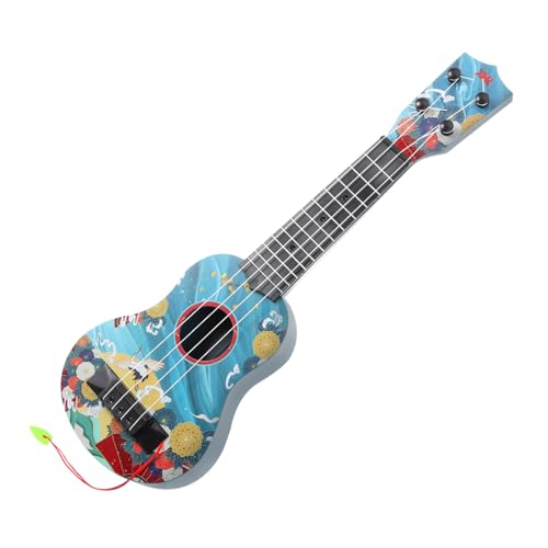 TOYANDONA 21 Ukulele Mini-Gitarre musikinstrumente Musical Instruments Akustisches Instrument Mini Gitarre Kinder Gitarre Mini-Instrumente kleine Gitarre Holz Blue von TOYANDONA