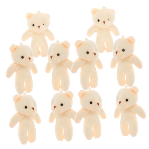 TOYANDONA 24 STK Mini-Puppe Mini-Taschenbär Mini-Teddybären weiche Bärenpuppe Kleinkindspielzeug Panda kuschelbären süße schlüsselanhänger tragbare kleine Bären Hängender Bärenanhänger Stoff von TOYANDONA