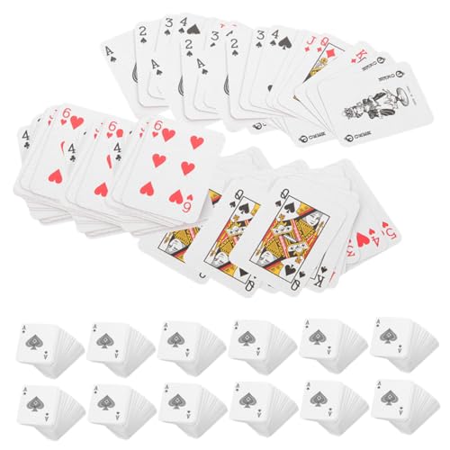 TOYANDONA 24 Sets Spielkarten Leere Karten Spielzeug Kleine Spielkarten Brettspiele Spielkarten Mini Kartenspiel Kartendecks Kleine Kartenspiele Mini Spielkarten Mini Karten von TOYANDONA