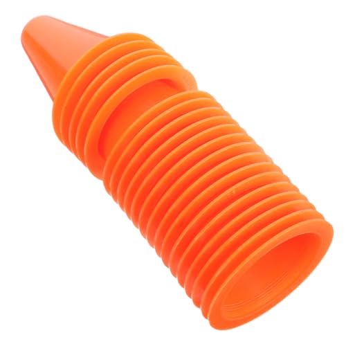 TOYANDONA 25 Stück Eislaufhindernisse Rollschuhlaufen Skaten Hindernisse für Rollschuhe Mini-Fußballhütchen Schlittschuhe Skateboard Eislauf-Trainingskegel Rollschuhkegel Plastik Orange von TOYANDONA