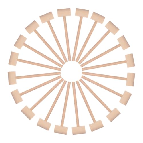 TOYANDONA 25 Stück Teiliges Mini Holzmallets für Natürliche Ergonomische Mini Hämmer aus Robustem Holz für Hand Auge Koordination und Pädagogische Spiele TOYANDONA 25 Stück Teiliges Mini Holzmallets für Natürliche Ergonomische Mini Hämmer aus Robustem Holz für Hand Auge Koordination und Pädagogische Spiele von TOYANDONA