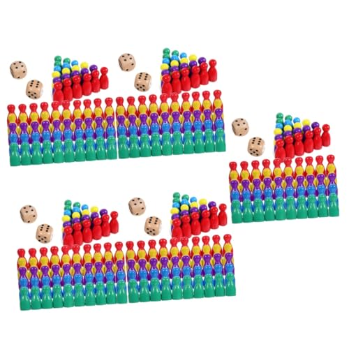 TOYANDONA 250 STK Stück Spiele Schachmarker Spielmarkierung Brettspielfiguren Rätsel Puzzle-Brett Ludo-Spiel magnetisches schachspiel Würfel-Brettspiel Schach aus Holz Brettspiel Schach von TOYANDONA