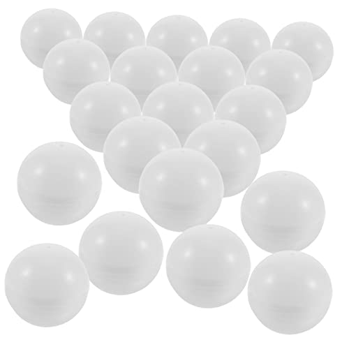 TOYANDONA 25St Lotteriekugel nachfüllbare Bälle öffenbare Kugeln nummerierter Pong-Ball Spielplatzbälle Gewinnspiel tischtennisball tischfussball Aktivitätspartybälle Spielbälle PVC Weiß von TOYANDONA