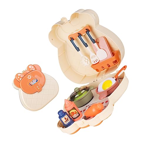 TOYANDONA 25St Spielküche Miniatur Sie Küchentöpfe und Pfannen küchenspielzeug für Kitchen Toys for Kinderkochutensilien-Zubehörspielzeug Sicheres Kinderspielzeug Plastik von TOYANDONA