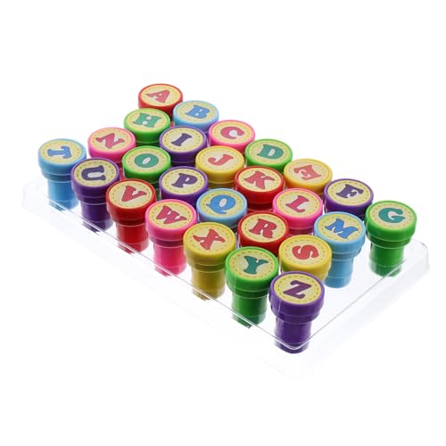 TOYANDONA 26stücke Buchstaben-selbst-tintendruckstempel Spielzeug Kinderstempel Bunter Stempel Kunststoffstempel Für Junge Mädchen Alphabetstempel Stempelset Buchstaben Für Party Geschenke TOYANDONA 26stücke Buchstaben-selbst-tintendruckstempel Spielzeug Kinderstempel Bunter Stempel Kunststoffstempel Für Junge Mädchen Alphabetstempel Stempelset Buchstaben Für Party Geschenke von TOYANDONA
