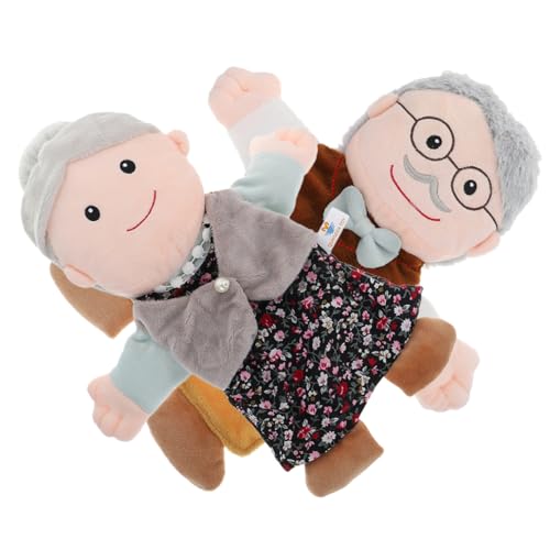 TOYANDONA 2St Charakter-Handpuppe Basteln für Handpuppen für Babys Hände Toys spielsachen für Handpuppe zum Geschichtenerzählen puppenfigur selber Machen Plüsch von TOYANDONA