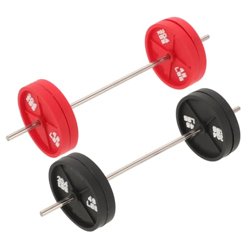 TOYANDONA 2 Stück Mini-Fitness-Ornamente Langhantel Mini- -Sport Puppenhaus-Dekoration Mini-Hanteln Modell Mini-Sportmodell Mini-Gewichte Puppenhaus-Fitnessstudio-Ornament TOYANDONA 2 Stück Mini-Fitness-Ornamente Langhantel Mini- -Sport Puppenhaus-Dekoration Mini-Hanteln Modell Mini-Sportmodell Mini-Gewichte Puppenhaus-Fitnessstudio-Ornament von TOYANDONA