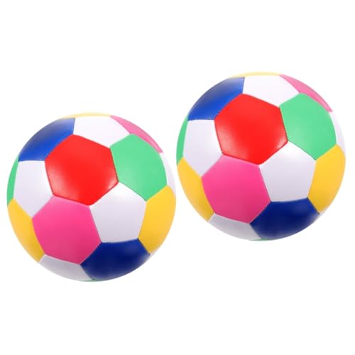 TOYANDONA 2St Sanfter leiser Fußball Activity für Kinder aktivity für Kinder fußball Indoor Weicher Fußball Kleinkind fußball Spielzeug-Sportball -Fußball Sportbälle für Kleinkinder Pu von TOYANDONA