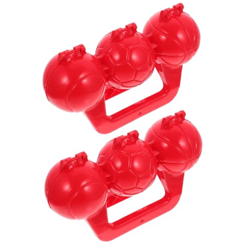 TOYANDONA 2St Schneeball-Clip Schneeerzeuger Schneeballhersteller Schneebälle Schneefräse schneeballschlacht schneeballmaschinen Schneeballklemmen Winterspielzeug Plastik von TOYANDONA