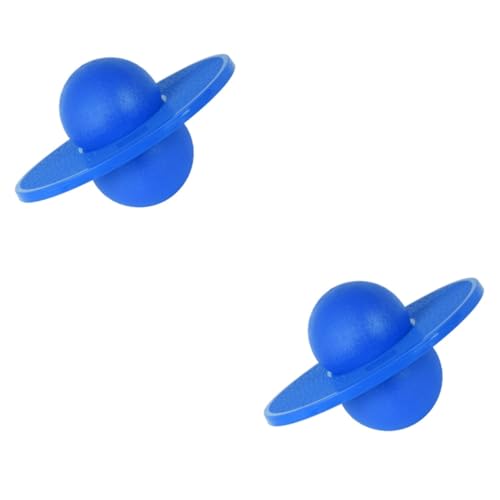 TOYANDONA 2St Übungsball Activity für Kinder aktivity für Kinder hühner Spielzeug kinderspielzeuge Children Toys Balance-Ball mit Grip-Deck Luft Tritt Spielzeug Blau Springender Ball Blue von TOYANDONA