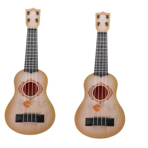 TOYANDONA 2St Ukulele Spielzeug Gitarrenspielzeug für Kinder frühpädagogische Instrumente kinderinstrumente musikinstrumente für Kinder Musikinstrument für Kinder Kindergitarre für Jungen von TOYANDONA