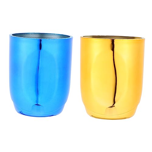 TOYANDONA 2St Würfelbecher Storage Boxes aufbwahrungs-Box Tasse Kunststoff Toy Glatt Zubehör für Würfelspiele Stangenwürfelbehälter professioneller ktv würfelhalter Barzubehör Plastik Blue von TOYANDONA