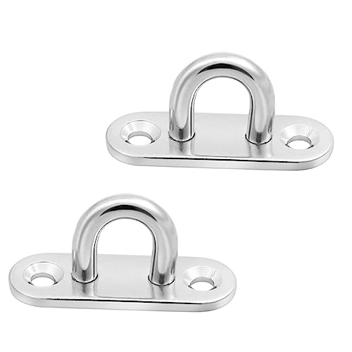 TOYANDONA 2St tragender Haken Schaukel Zubehör professioneller Hängemattenaufhänger edelstahlhaken aufhängehaken Wall Hooks Kleiderbügel verschleißfester Deckenhaken Zubehör für Hängematte von TOYANDONA