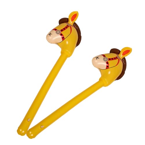 TOYANDONA 2 Stücke Weiche Aufblasbare Stick Spielzeug Sensorischen Lernen Stick Für Jungen Und Mädchen Western Party Favor Decor von TOYANDONA