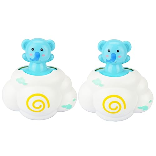 TOYANDONA 2st Badewanne Spielzeug Kleinkindwanne Kleinkindspielzeug Badespielzeug Für Kinder Sprühwasserspielzeug Wassersprühwolke Kleinkind Badewanne Babywannenspielzeug Blue von TOYANDONA