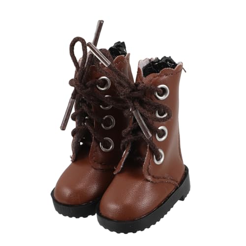 TOYANDONA 2st Bjd Puppenschuhe Fußball-Requisiten Spezialdüse Stiefel Für Mädchen Puppenhaus Mit Duschkopf Süße Puppen Kugelpuppen Mini-statuen Mini-sprinklerkopf Brown Stoff von TOYANDONA