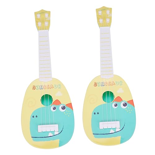 TOYANDONA 2st Gitarre Musikalisches Spielzeug Für Kleinkinder Babyspielzeug Kinderspielzeug Ukulele Musikinstrument Für Kinder Musikinstrumente Für Babys -Instrumente Plastik von TOYANDONA