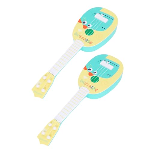 TOYANDONA 2st Gitarre Musikspielzeug Für Babys -Instrumente Kinderinstrument Babyspielzeug Musikalisches Spielzeug Kinderspielzeug Musikinstrumente Für Babys Kinder-Ukulele Plastik von TOYANDONA