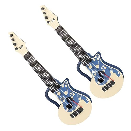 TOYANDONA 2st Gitarre Ukulele-Gitarre Für Ukulele-akkordtabelle Ukulele Akkordbuch Kleine Ukulele Anfänger-Ukulele Ukulele Für Anfänger Ukulele Für Anfänger Nylon Blue von TOYANDONA