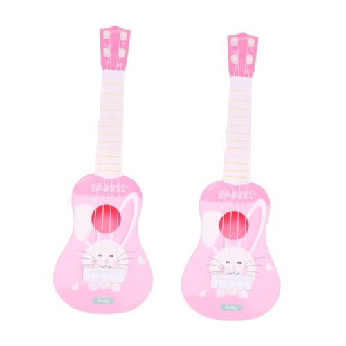 TOYANDONA 2st Gitarre Zappelspielzeug Kind Musical Musik Babyspielzeug Spielmatte Instrumente Dingle Zappeln Pädagogisches Plastik von TOYANDONA