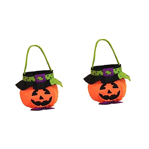 TOYANDONA 2st Halloween-süßigkeitsbeutel Stofftaschen Goodie-bags Für Kinder Halloween-süßigkeiten-eimer Halloween-süßigkeiten-handtasche Halloween-zubehör Halloween-einkaufstasche von TOYANDONA