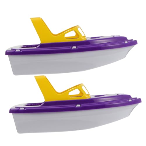 TOYANDONA 2st Kleines Kinderboot Badeboote Boote Für Badewanne Boot Für Badewanne Violett Plastik von TOYANDONA