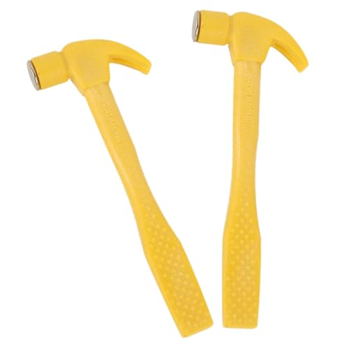 TOYANDONA 2st Simulierter Kleiner Hammer Flugzeugaktivitäten Für Hammerspielzeug Für Kleinkinder 1-3 Mini-Hammer- Reisespiele Für Kleinkindspielzeug Yellow Plastik von TOYANDONA