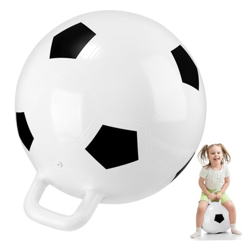 TOYANDONA 3 STK Springender Ball Aufblasbares Springen Aufblasbarer Springball Hüpfender Ball Aufblasbares Hüpfendes Spielzeug Türsteher Für Kinder Aufblasbar Federnd Känguru-hüpfball Weiß von TOYANDONA