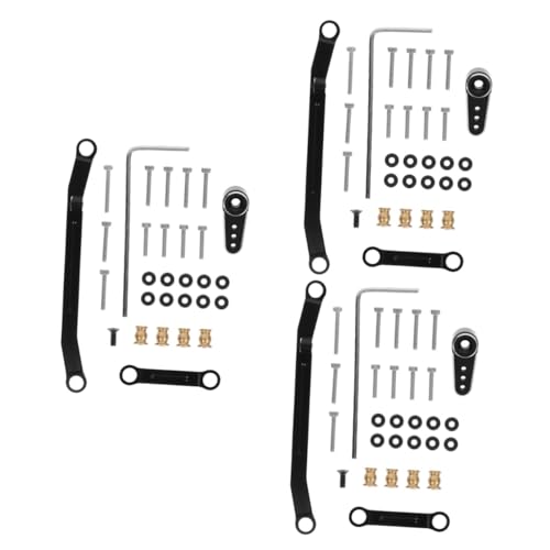 TOYANDONA 3 Sätze Ferngesteuerte Autolenksäule Spurstange Lenkstangensatz Reparatur Eines Ferngesteuerten Autos Lenkstange Aus Metall Für Ferngesteuertes Auto Fernautomodellteil von TOYANDONA