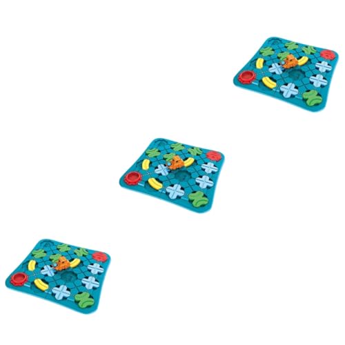 TOYANDONA 3 Sätze Gleisrätsel für Kinder Puzzle Spielzeug Lernspielzeug Kinder Spielzeugauto Kinder Rätselspielzeug Kinder Labyrinth Spielzeug Puzzle-Track Auto-Puzzle Plastik Colorful von TOYANDONA