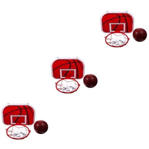 TOYANDONA 3 Sätze Hängender Basketballkorb Indoor-basketballtor Für Kinder Basketballkörbe Im Freien Mini-basketballkorb Jungen Kinderspielzeug Basketball-rückwand Jungenspielzeug Im Freien von TOYANDONA