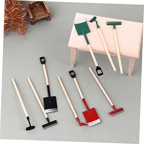 TOYANDONA 3 Sätze Miniatur Gartengeräte Teilig mit Rechen und Schaufel Robustes Puppenhaus Zubehör für Miniaturgärten und Sukkulentenpflege Dekorativ und Kindgerecht Farblich Sortiert Rot TOYANDONA 3 Sätze Miniatur Gartengeräte Teilig mit Rechen und Schaufel Robustes Puppenhaus Zubehör für Miniaturgärten und Sukkulentenpflege Dekorativ und Kindgerecht Farblich Sortiert Rot von TOYANDONA