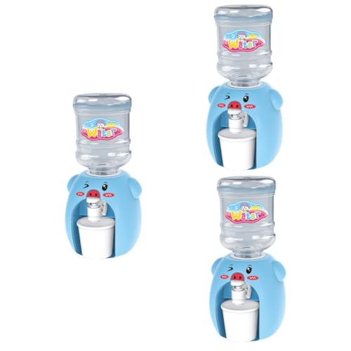 TOYANDONA 3 Sätze Spielzeug mit Wasserspender vorgetäuschtes Rollenspielspielzeug Miniaturhaus Spielzeug für Kinder kinderspielzeug Spielhaus-Spielzeug-Kit Spielhaus Spielzeug Plastik Blue von TOYANDONA