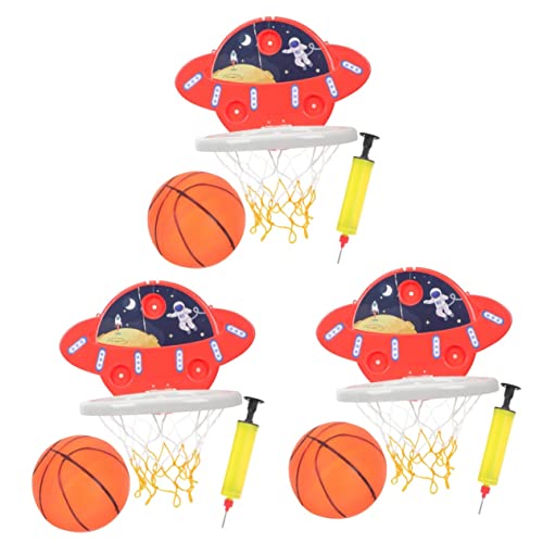 TOYANDONA 3 Sets Basketballständer Kinder Basketballkörbe Indoor Outdoor Basketballständer Mini Basketballkorb Outdoor Indoor Basketballrahmen Indoor Basketballspielzeug Sportspielspielzeug von TOYANDONA