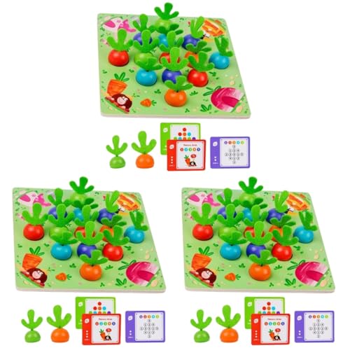 TOYANDONA 3 Sets Speicherkarten Spielzeug Formsortierspielzeug Lernspielzeug Für Kleinkinder Puzzle Spielzeug Logisches Bauspiel Logikspiele Für Kinder Kleinkind Logikspiel von TOYANDONA