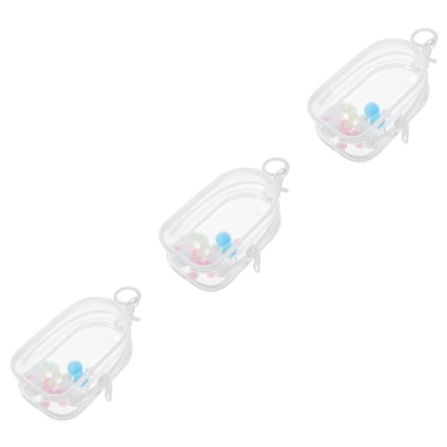 TOYANDONA 3 Sets Zeigen Babytasche Handtasche Einkaufstasche Transparente Tasche Tragbare Puppen Tragetasche Tragbare Puppen Aufbewahrungstasche Mini Puppenhalter Transparente Mini von TOYANDONA